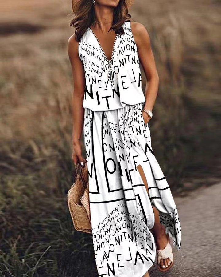 Pavina - Elegante jurk met print voor dames