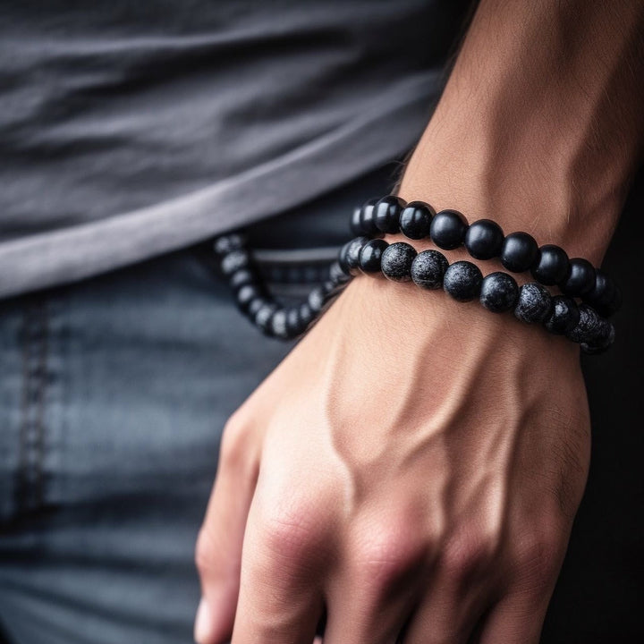 Pulsera Single Stone Ónix 8mm