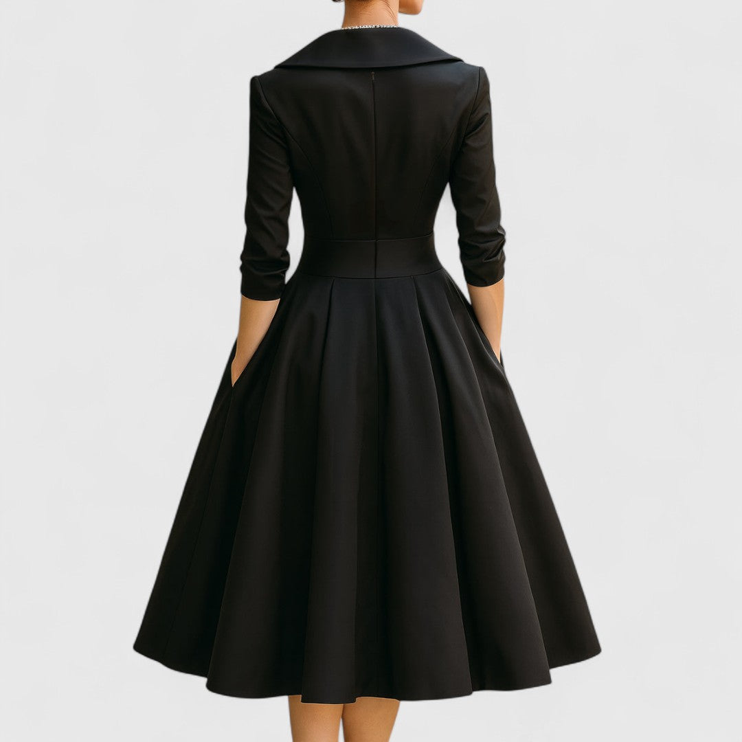 Meravinne | Elegante Midi Jurk