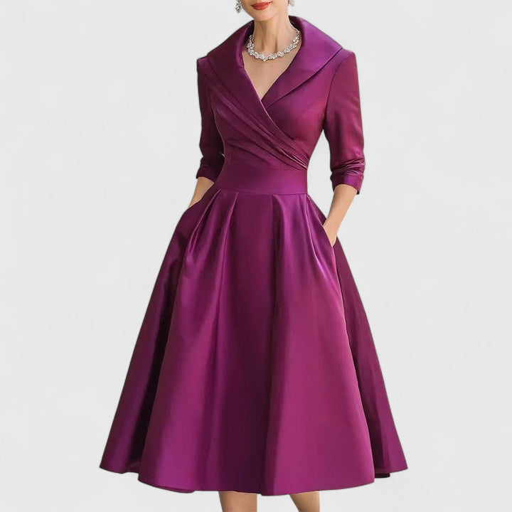 Meravinne | Elegante Midi Jurk