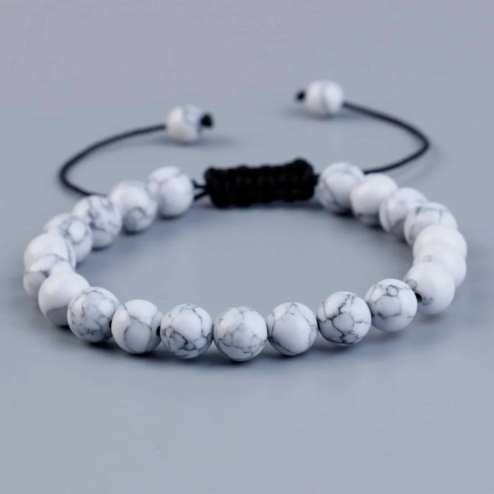 Pulsera Single Stone Howlita