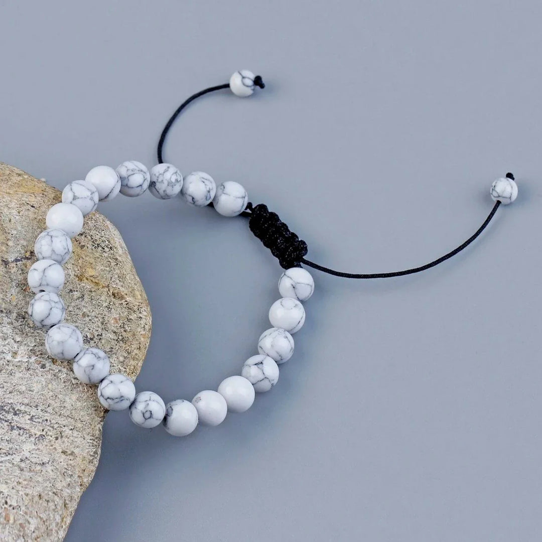 Pulsera Single Stone Howlita