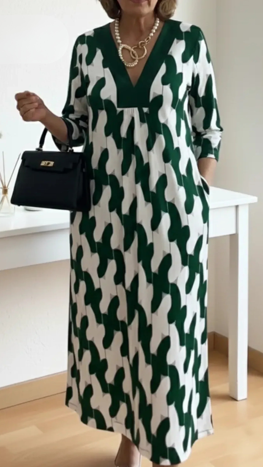 Thessavine - Elegante Maxi Jurk