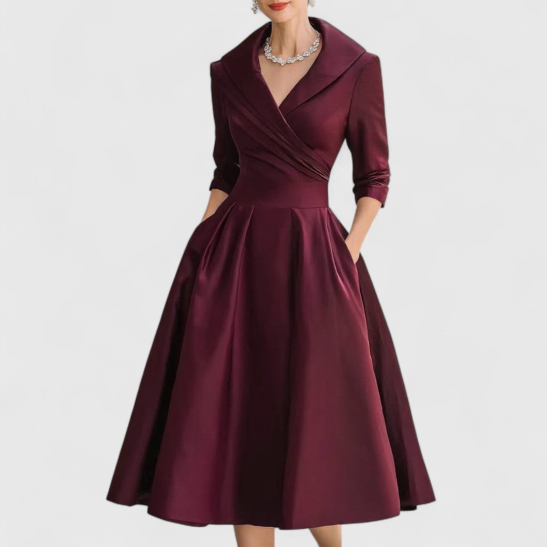 Meravinne | Elegante Midi Jurk