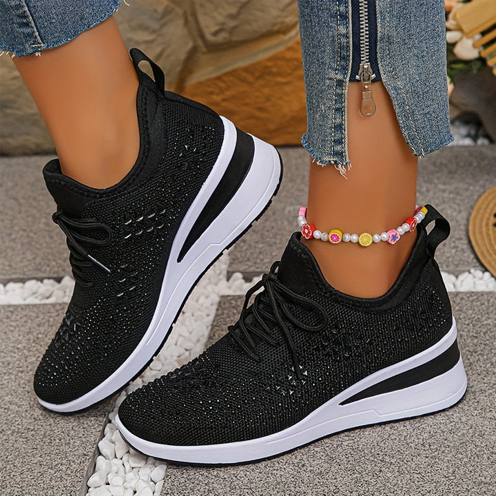 Lunelia - Ademende orthopedische sneakers van leer voor dames