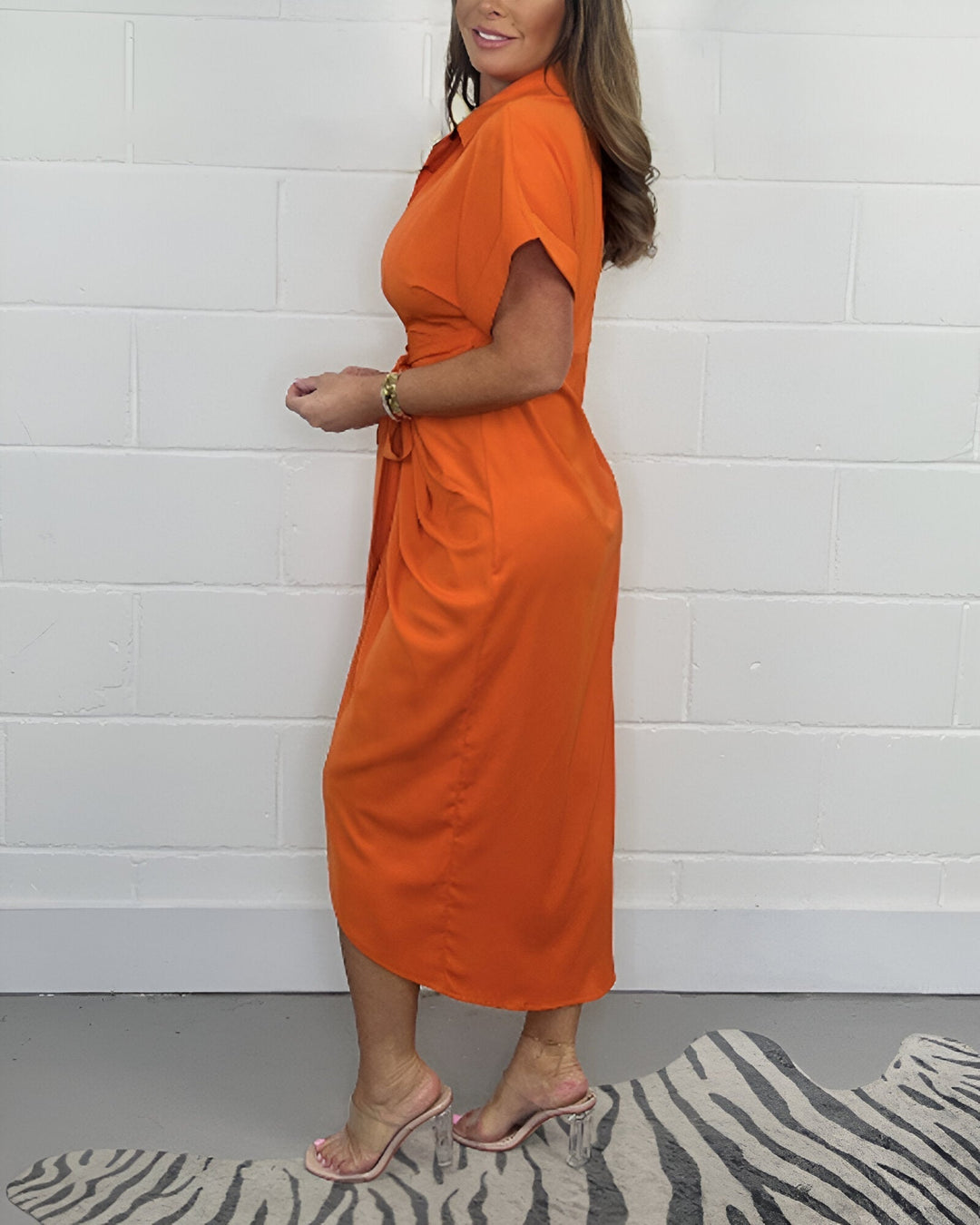 Nirella - Elegante geplooide jurk