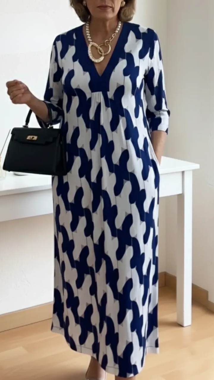 Thessavine - Elegante Maxi Jurk
