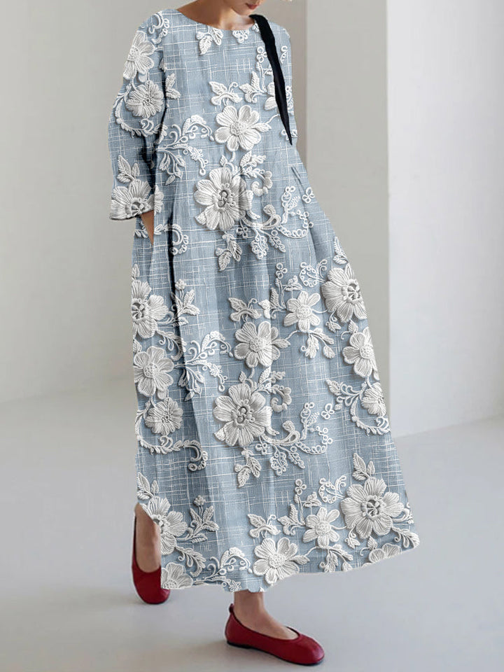 Sienna | Elegante maxi-jurk met print