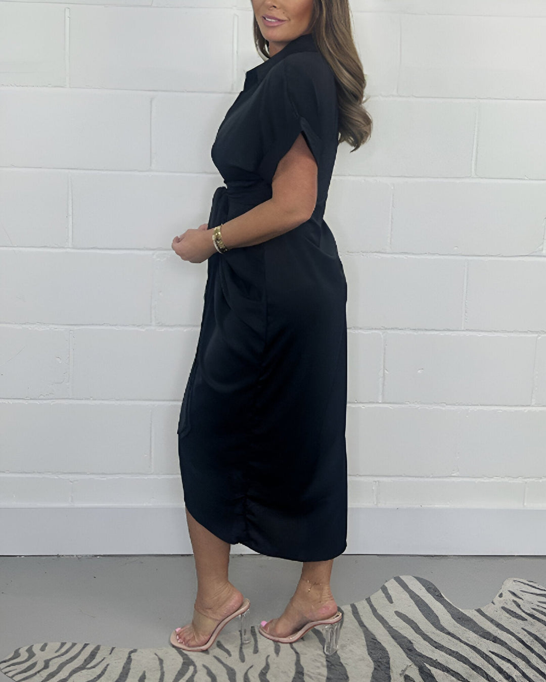 Nirella - Elegante geplooide jurk