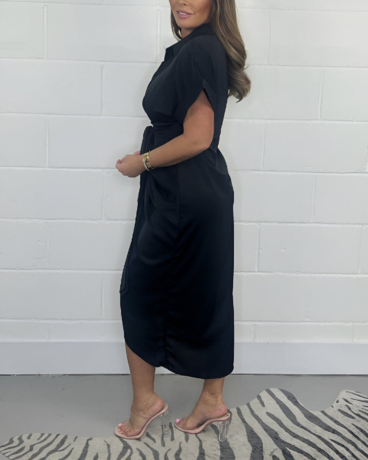 Nirella - Elegante geplooide jurk