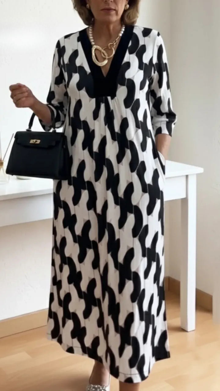 Thessavine - Elegante Maxi Jurk