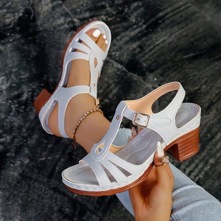 Eliette - Orthopedische Platform Sandalen - Retro elegantie en absoluut comfort