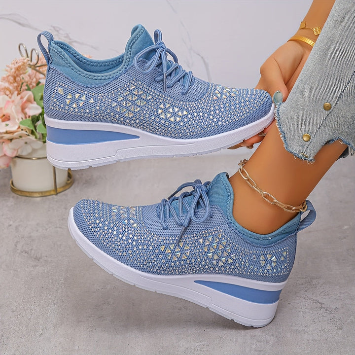Lunelia - Ademende orthopedische sneakers van leer voor dames