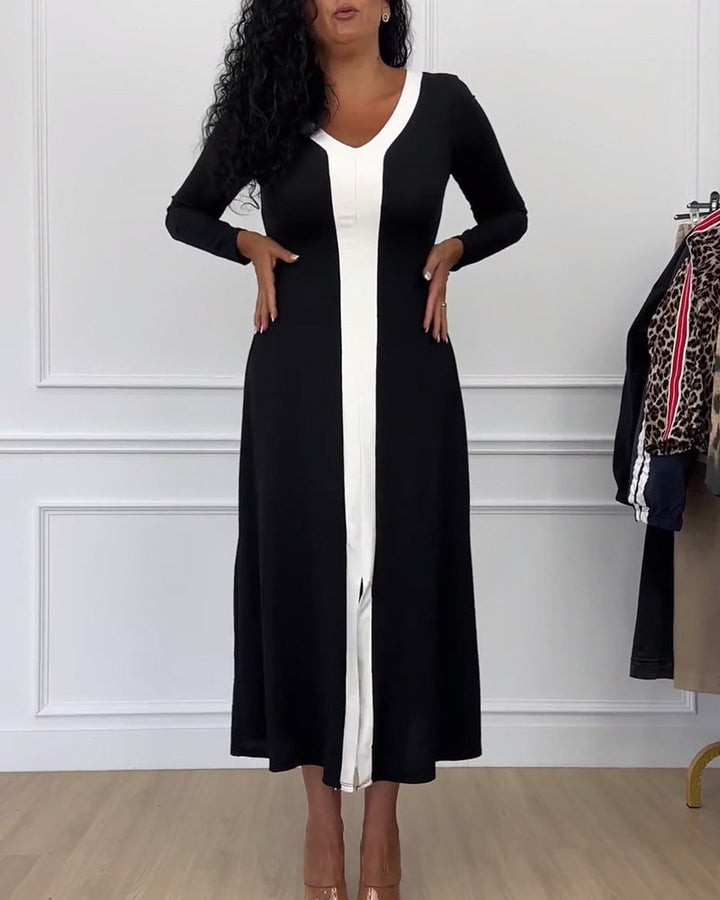 Gabrielle - Elegante Gebreide Jurk Herfst Winter
