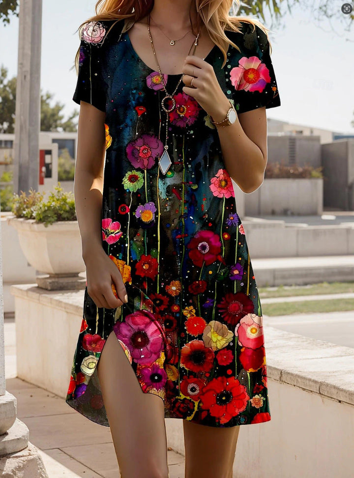 Nivara - Zomerjurk met Indiaanse print