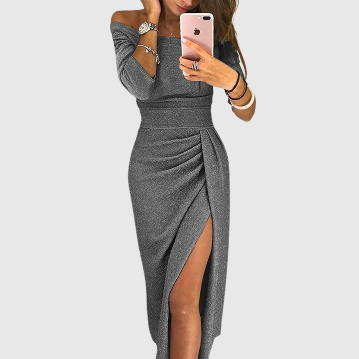 Jasmynte | Elegante Off-Shoulder Jurk
