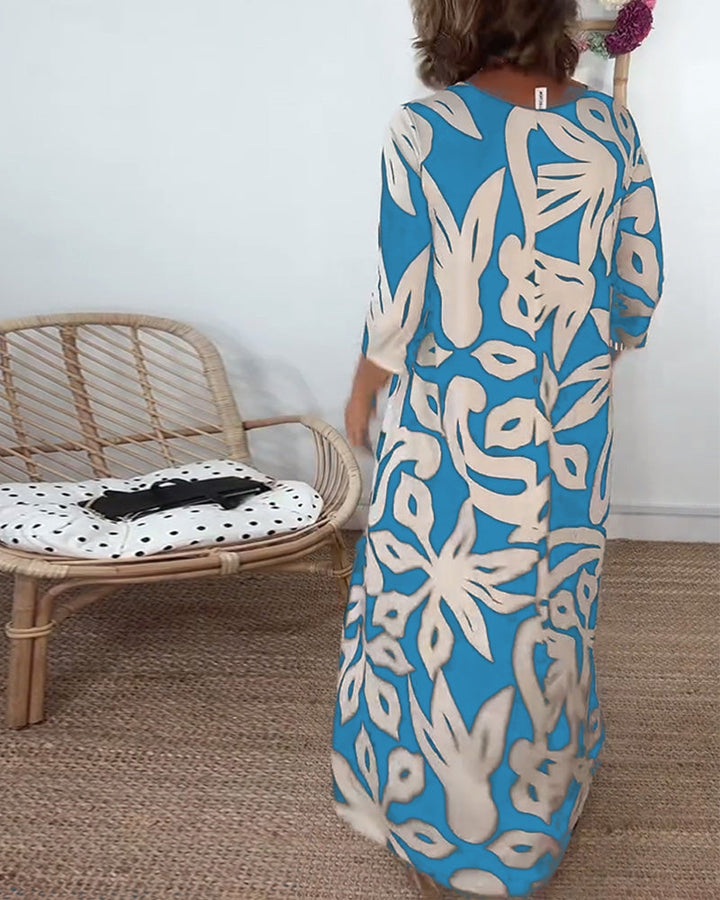 Jewel - Bedrukte stretch jurk