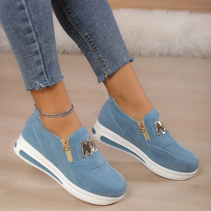 Nella - Comfortabele Orthopedische Schoenen met Casual Slip-on Platform voor Vrouwen