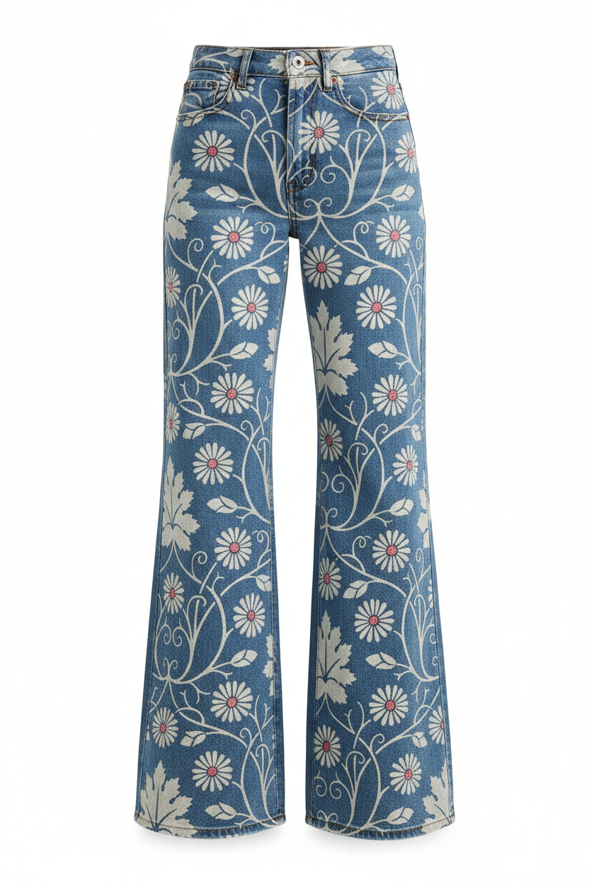 Broek Camille - Niet opgaan in de massa met dit fleurige statement piece
