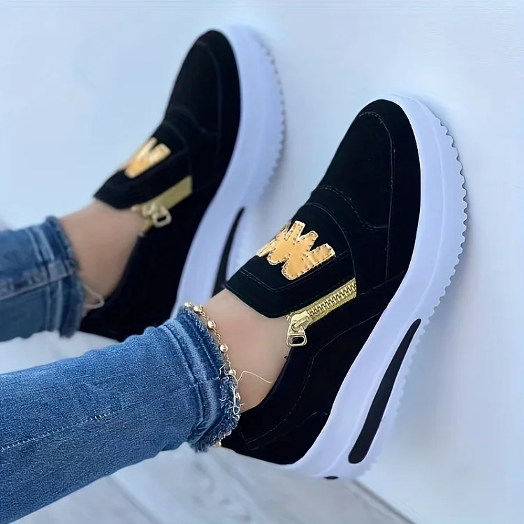 Nella - Comfortabele Orthopedische Schoenen met Casual Slip-on Platform voor Vrouwen