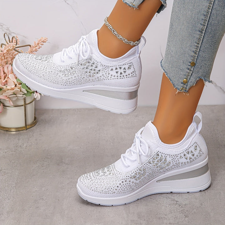Lunelia - Ademende orthopedische sneakers van leer voor dames