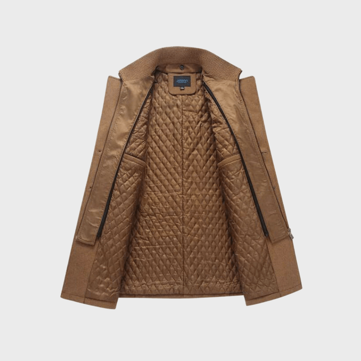 Aaron - Klassieke Wol Peacoat