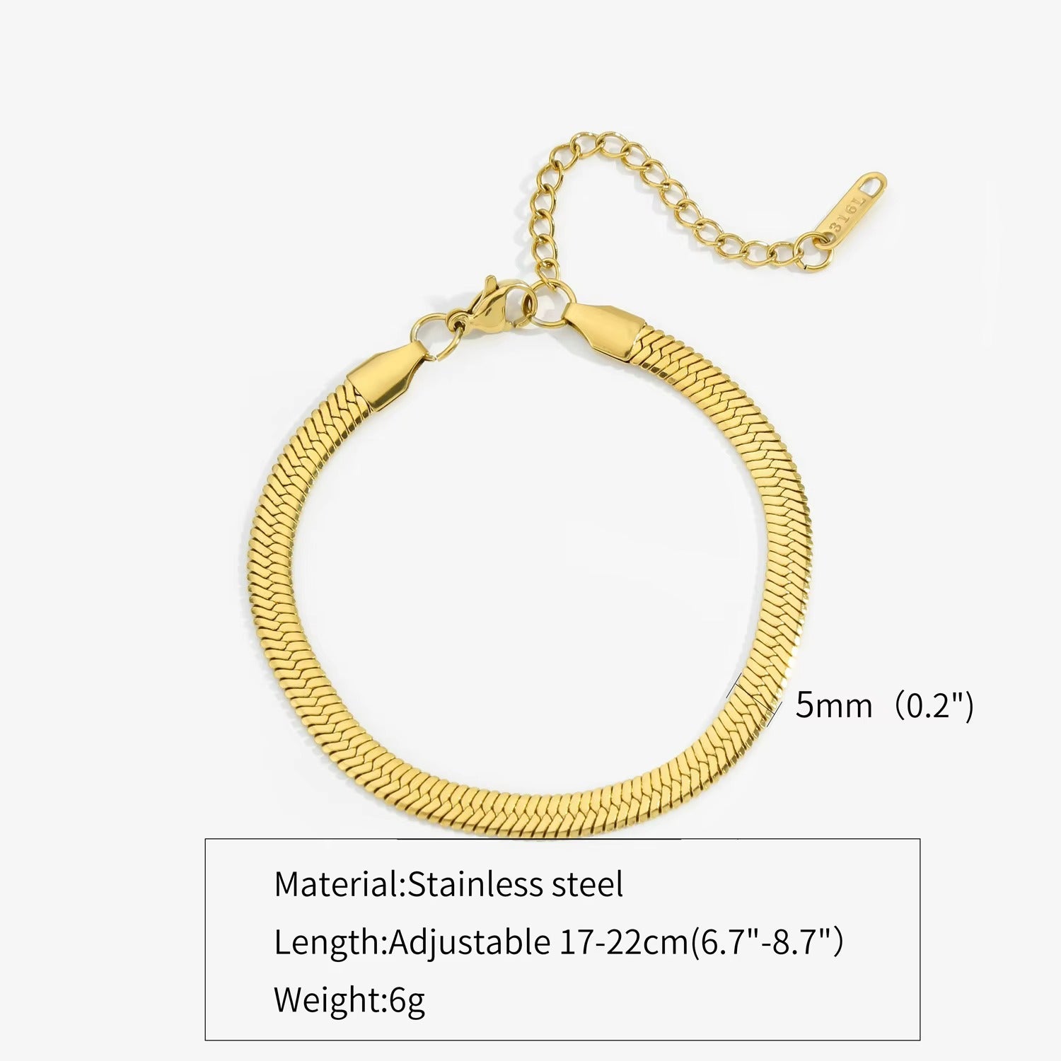 Armband Snake - Verrijk je outfit met dit glanzende detail