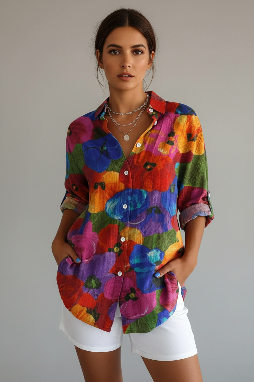 Blouse Melissa - Kleur de wereld een beetje mooier met dit design