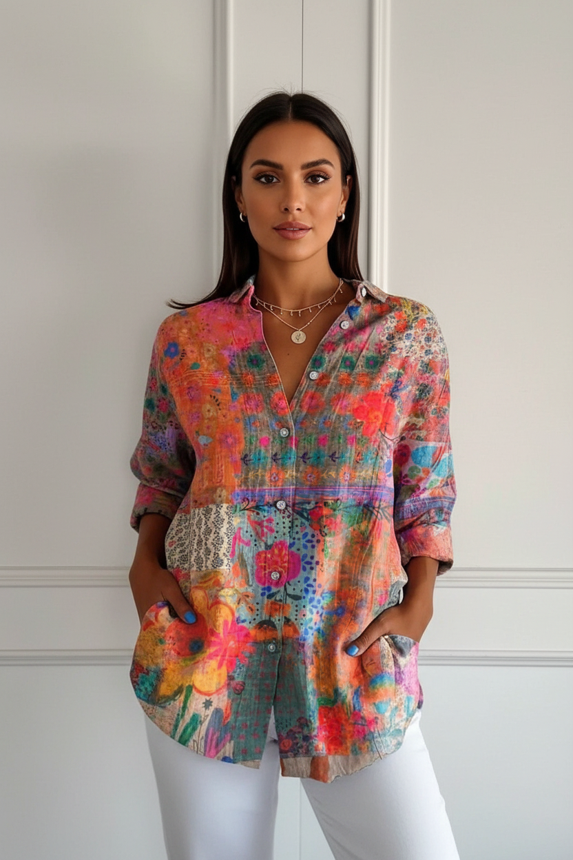 Blouse Melissa - Kleur de wereld een beetje mooier met dit design