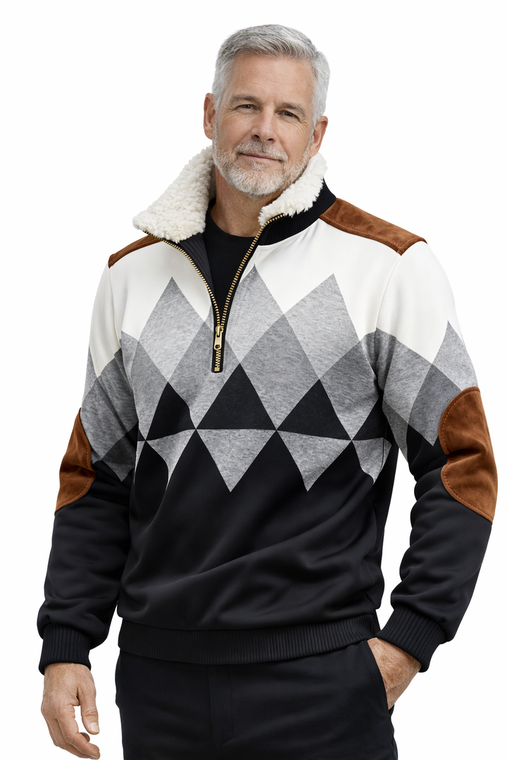 Gregor - Heren Hoodie met Elegante Rits