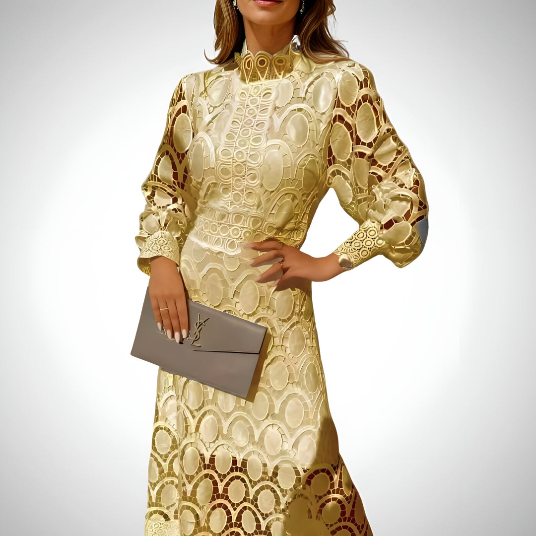 Juna - Elegante maxi jurk