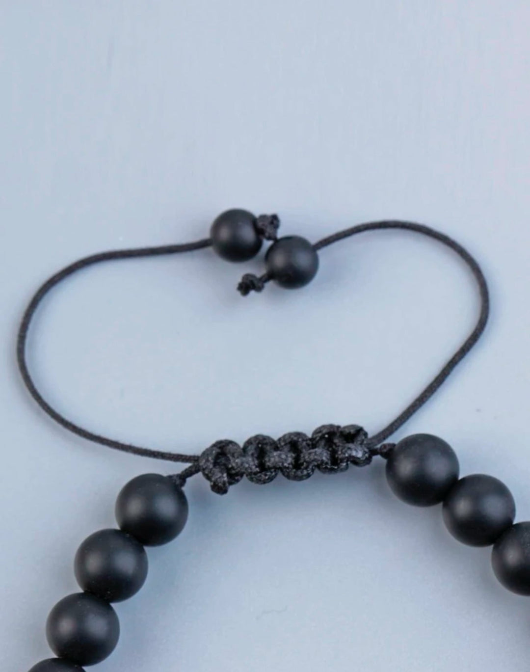 Pulsera Single stone Ónix Mate ajustable