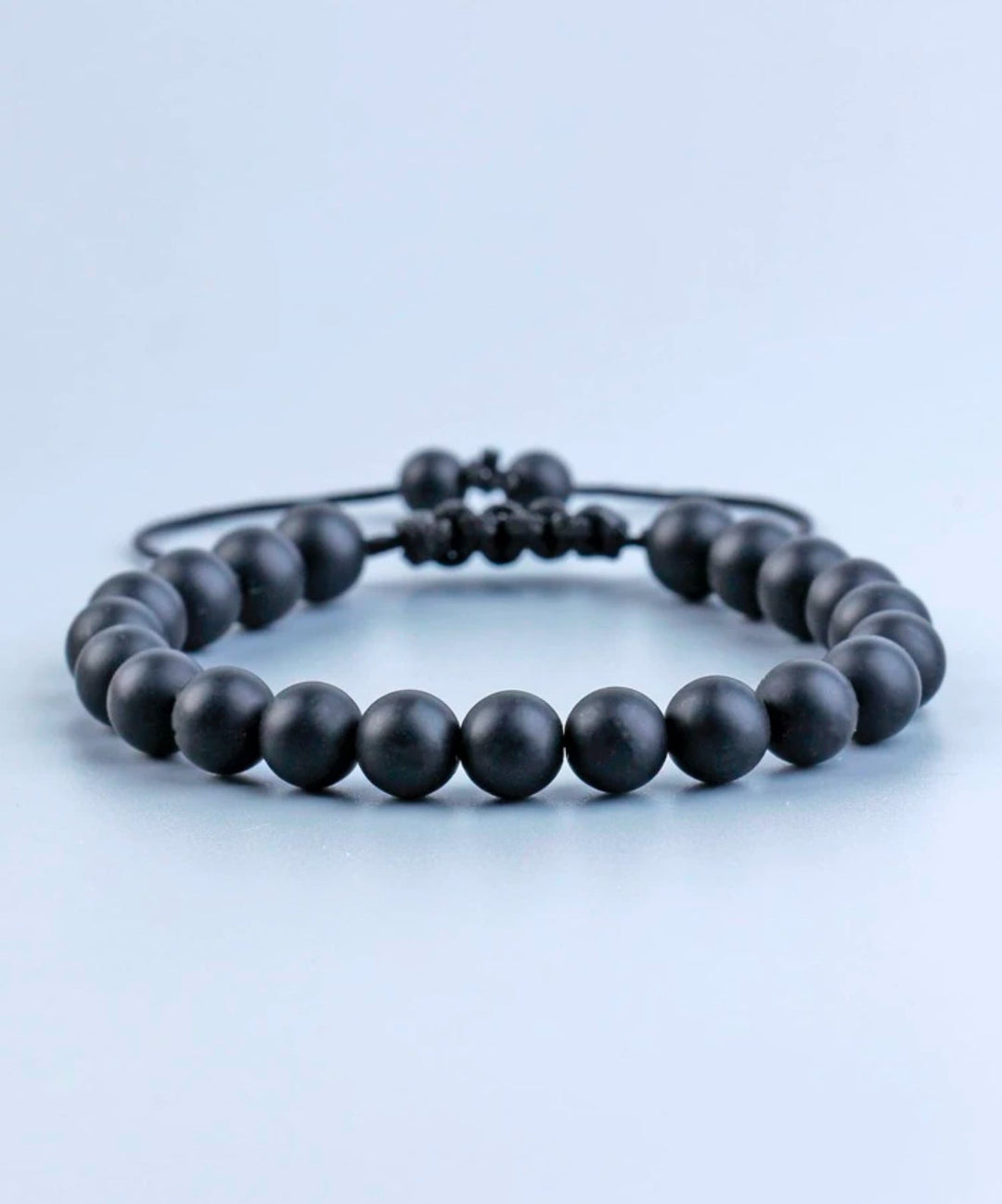 Pulsera Single stone Ónix Mate ajustable
