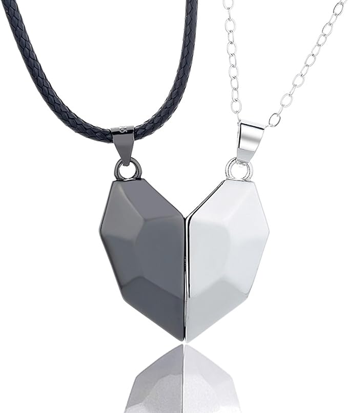Halsketting Magnetic Heart - Twee harten, één verbinding