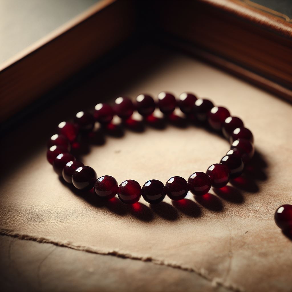 Pulsera Single Stone Granate