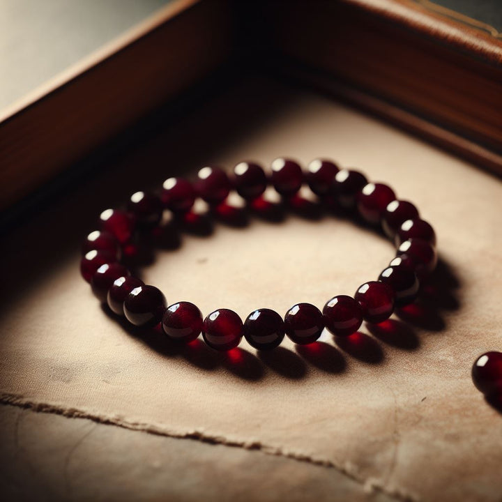 Pulsera Single Stone Granate