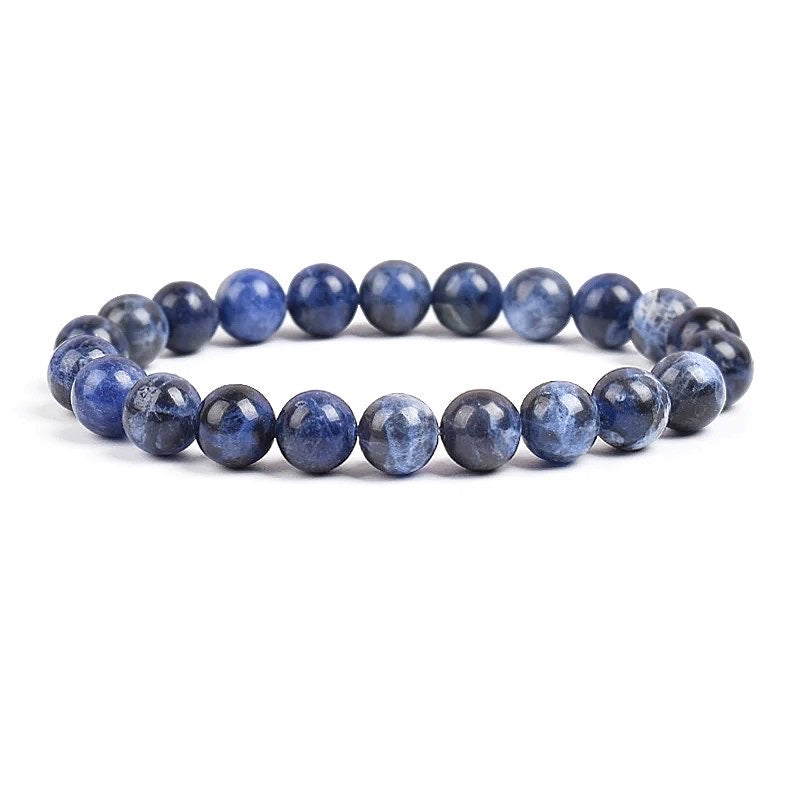 Pulsera Single Stone Sodalita Azul