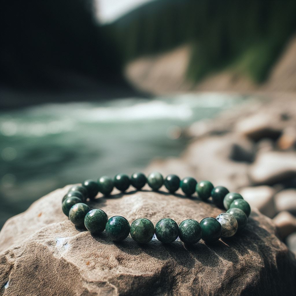 Pulsera Single Stone Ágata de Árbol