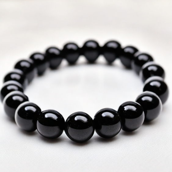 Pulsera Single Stone Ónix 8mm