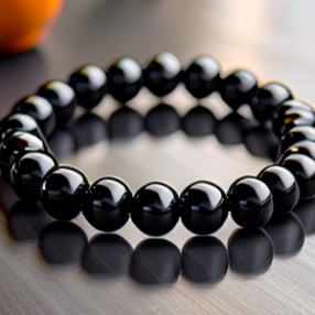Pulsera Single Stone Ónix 8mm