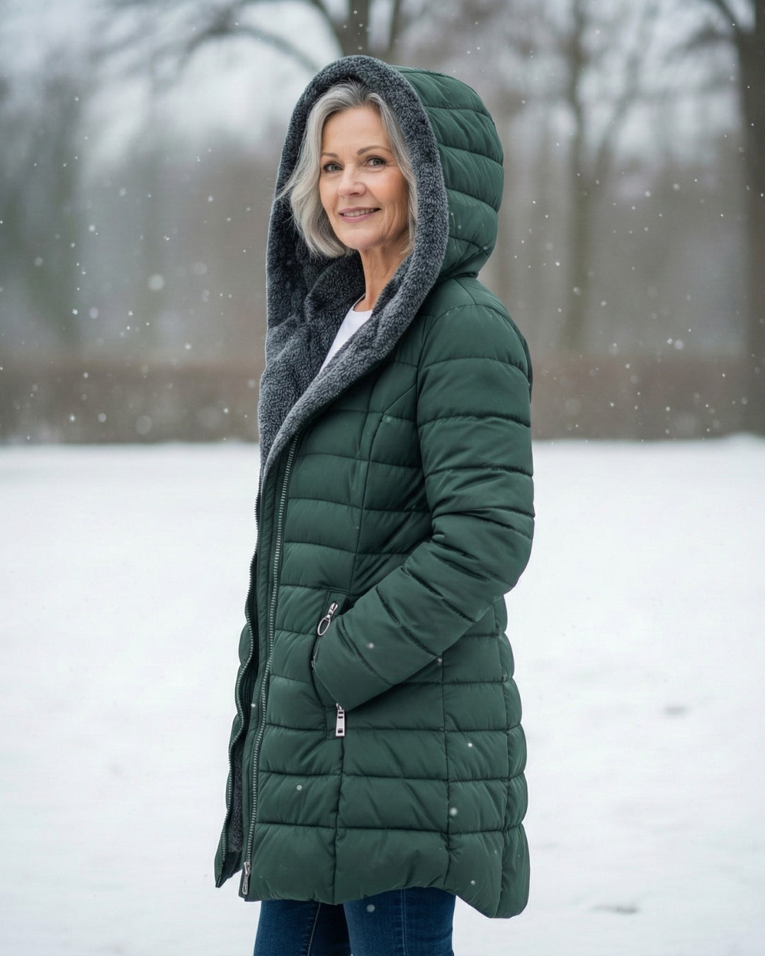 Jas Anna - Deze winterjas voelt als een zachte omhelzing die comfort biedt