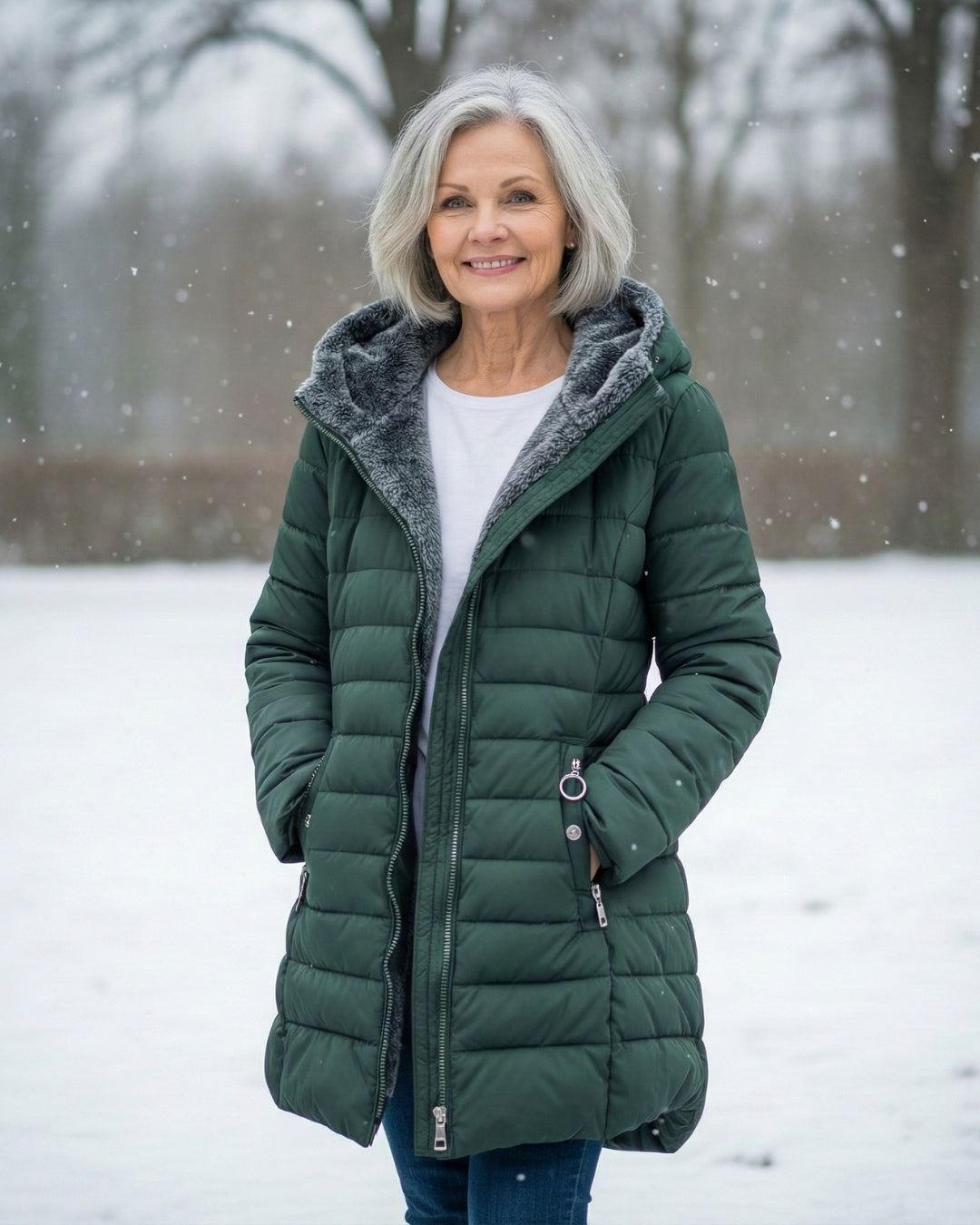 Jas Anna - Deze winterjas voelt als een zachte omhelzing die comfort biedt
