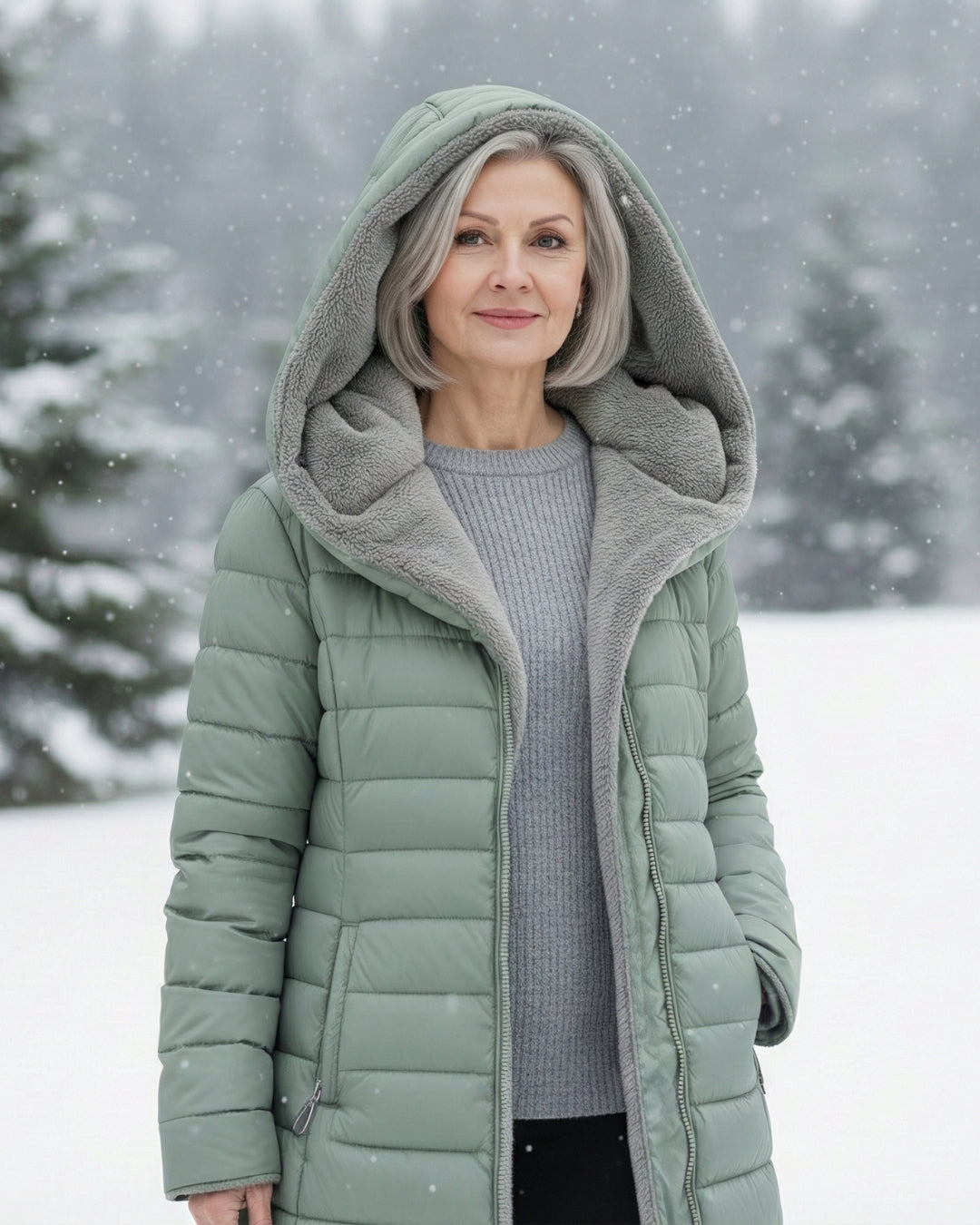 Jas Anna - Deze winterjas voelt als een zachte omhelzing die comfort biedt