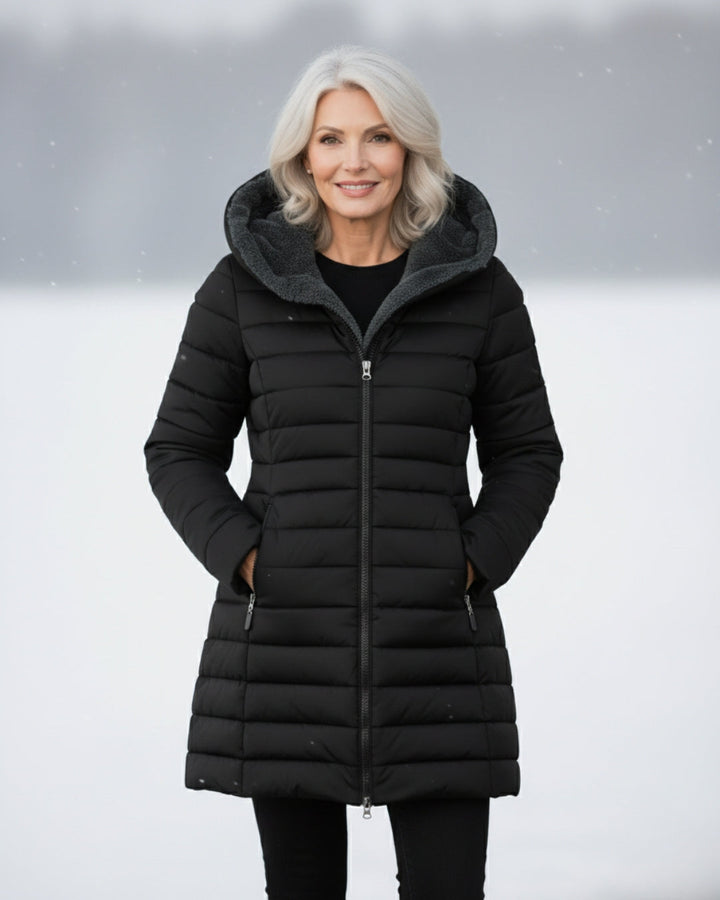 Jas Anna - Deze winterjas voelt als een zachte omhelzing die comfort biedt