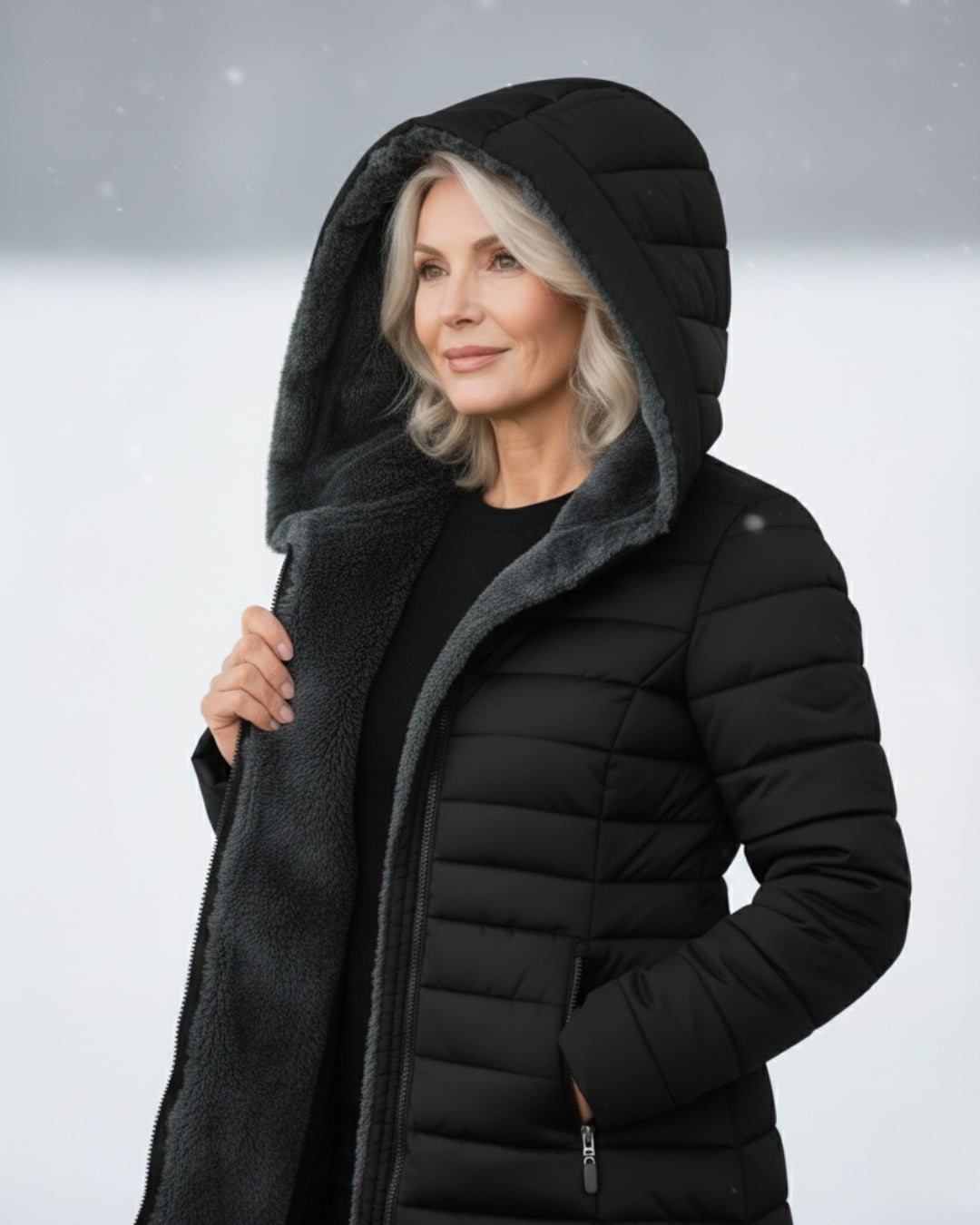 Jas Anna - Deze winterjas voelt als een zachte omhelzing die comfort biedt