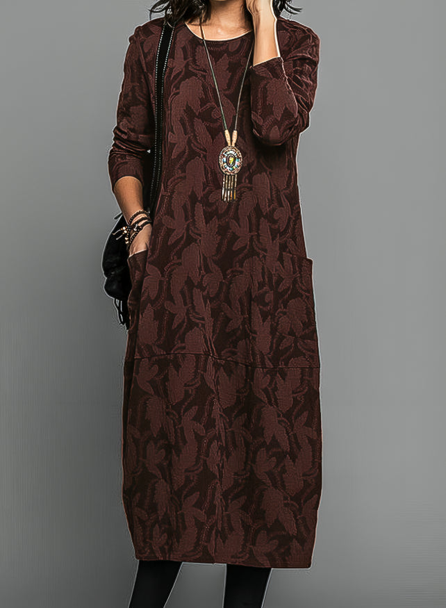 Jurk Abigail - Warme elegante look waarin je je comfortabel én verzorgd voelt.