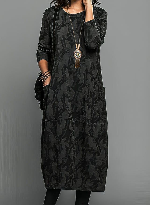 Jurk Abigail - Warme elegante look waarin je je comfortabel én verzorgd voelt.