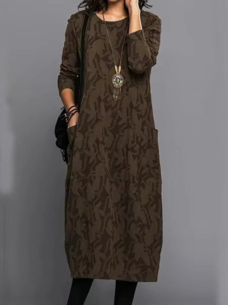 Jurk Abigail - Warme elegante look waarin je je comfortabel én verzorgd voelt.