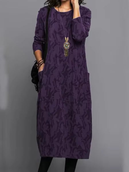 Jurk Abigail - Warme elegante look waarin je je comfortabel én verzorgd voelt.