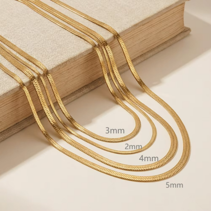 Ketting Snake - Verrijk je outfit met dit glanzende detail